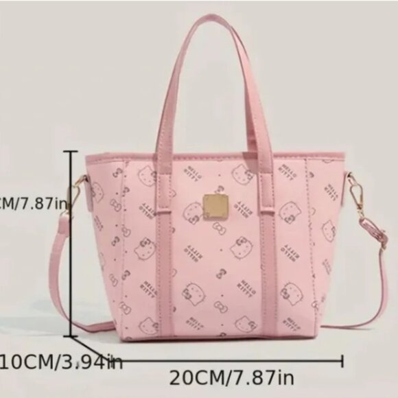 Light Pink Hello Kitty Handbag Faux Leather - Picture 2 of 3